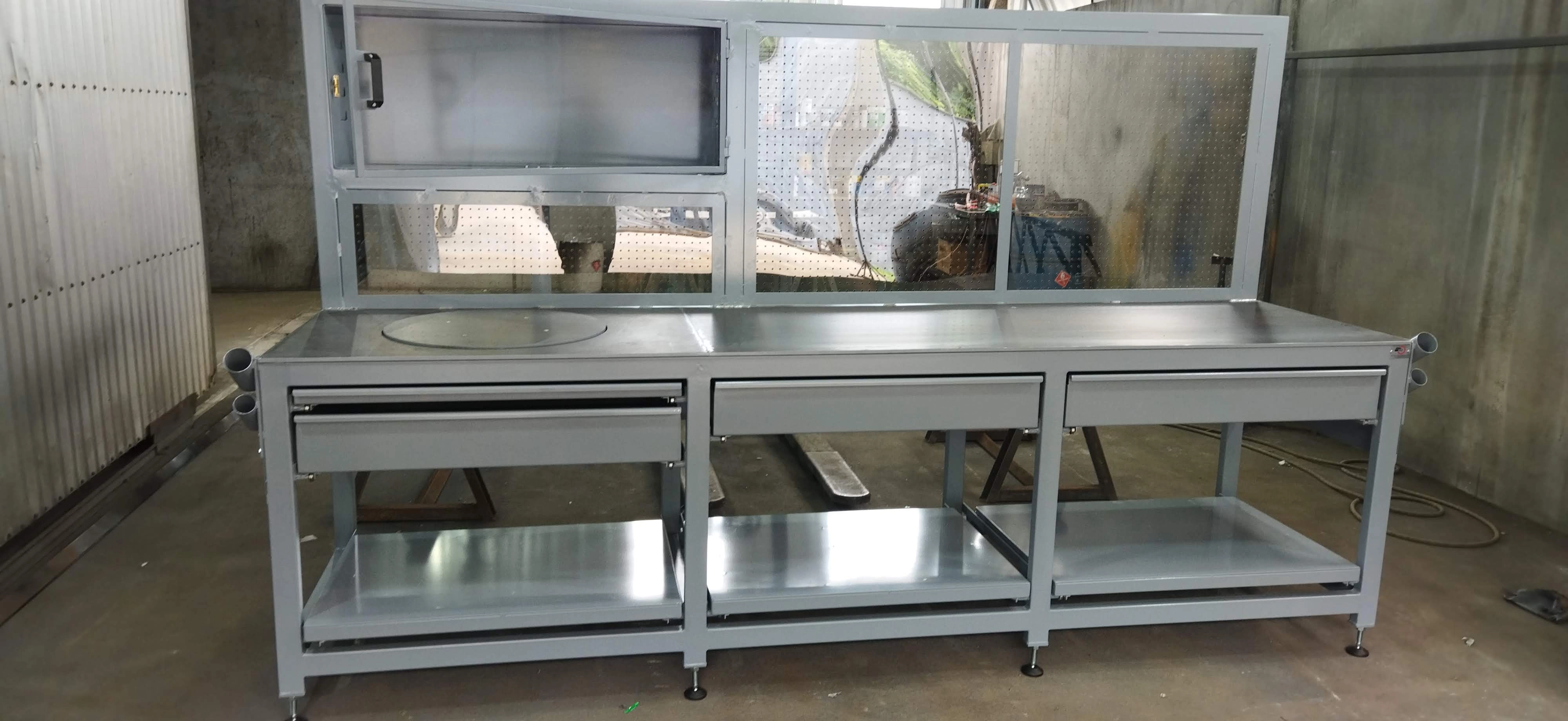 Bancada metálica modelo 21